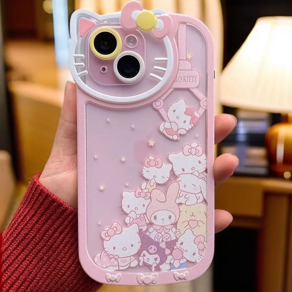 Hello Kitty Sanrio iPhone 16 Pro Case Pink Kawaii Cute NWT